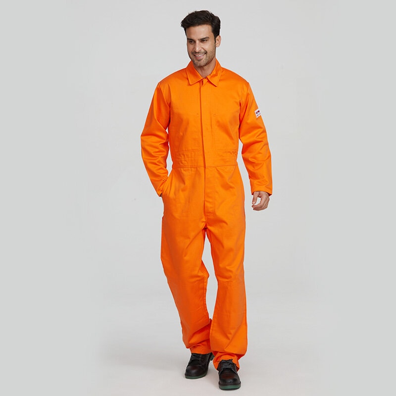 Orange Cotton Flame Retardant Workwear