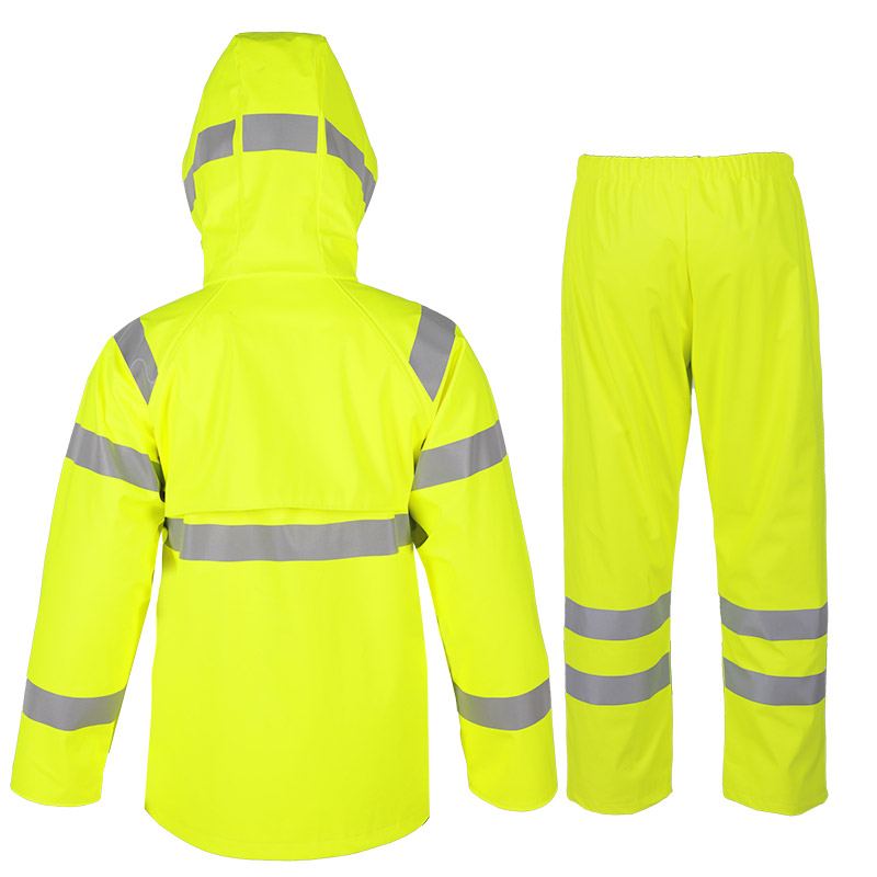 High Quality 100% Waterproof Fireproof Hi Visible Rain Suit – workeruniform